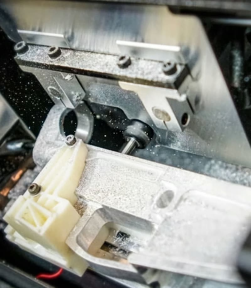 AR-308 lower being milled inside the Ghost Gunner