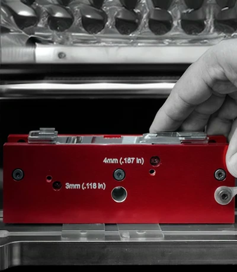 G80 jig being loaded into the Ghost Gunner