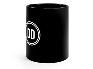 DD Logo 11oz Black Mug